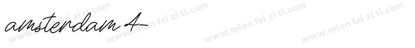 amsterdam 4字体转换